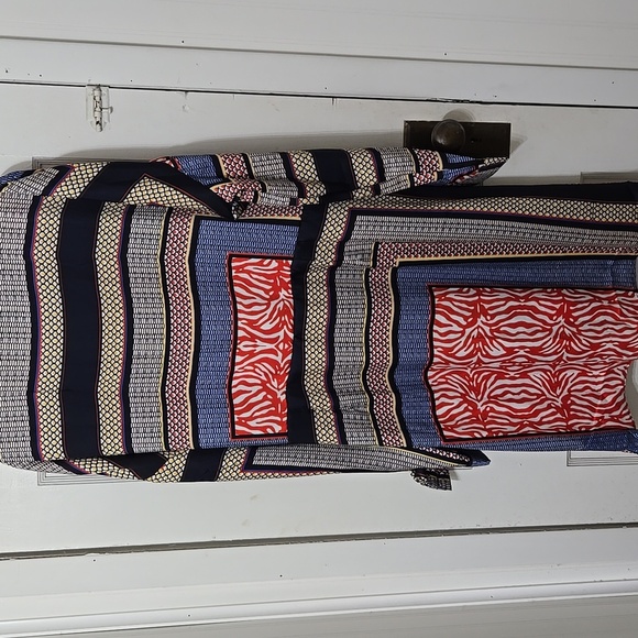 Nasty Gal Womens Scarf Print Satin Feel Dress NWT Size 16 - Picture 5 of 5